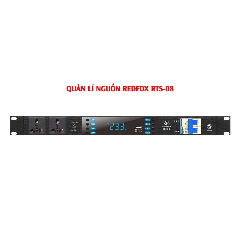 QUẢN LÍ NGUỒN REDFOX RTS-08